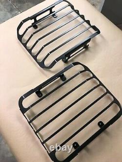 Head Light Guards Protection Grilles Metal For Land Rover Defender 90 110 Black