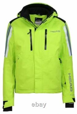 Head Men's Ski and Winter Snowboard Jackets Pro 3D rrp £269 Blue Black Yellow
