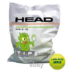 Head TIP Green Tennis Balls 72 Balls Poly Bag