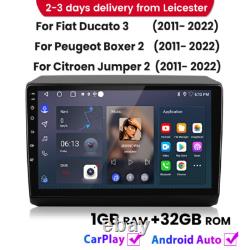Head Unit For 2011-2022 Fiat Ducato Peugeot Boxer Citroen Jumper Carplay Radio