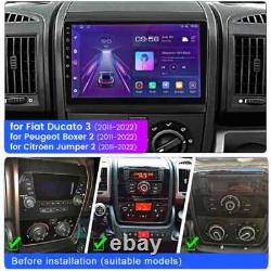 Head Unit For 2011-2022 Fiat Ducato Peugeot Boxer Citroen Jumper Carplay Radio