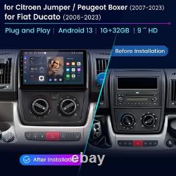 Head Unit For 2011-2022 Fiat Ducato Peugeot Boxer Citroen Jumper Carplay Radio