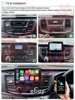 Head Unit For Ford Transit Custom 2018-2023 Android 14 Radio GPS Sat Carplay BT