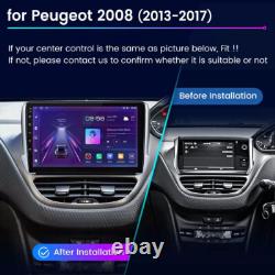 Head unit For 12-2018 Peugeot 208/2008 Stereo Radio Android 14 CarPlay GPS 4+64G