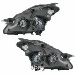 Headlights Headlamps Left & Right Lamp Pair Set NEW for 07-09 Nissan Altima