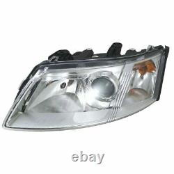 Headlights Headlamps Left & Right Pair Set NEW for 03-07 Saab 9-3