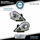 Headlights Headlamps Lights Lamps Lh & Rh Pair Set Of 2 For 07-12 Nissan Versa