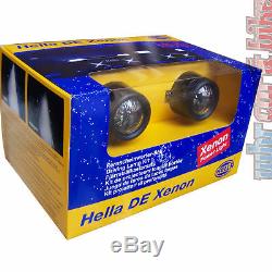 Hella 12V Micro DE XENON Fernscheinwerfer Set schwarz rund Scheinwerfer