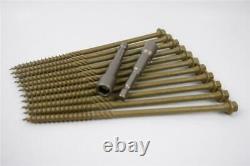 Hex Head Landscape Screws Sleeper Decking Fixing Timberfix Timberlok In-dex Type