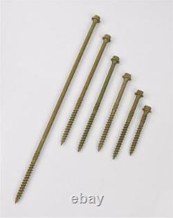 Hex Head Landscape Screws Sleeper Decking Fixing Timberfix Timberlok In-dex Type