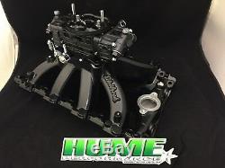 Holden Vn Heads 304 308 Black Victor Junior Intake Manifold & 750 HP Black Carby