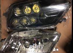 Honda Pioneer Black Led Headlights Kit / Pair- Pioneer 500 /700 1000 Mod