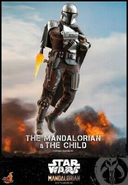 Hot Toys 1/6 TMS014 Star Wars The Mandalorian & The Child figure HT Model Presal