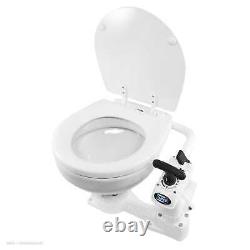 Jabsco 29090-5000 Marine Compact Toilet Boat Head Manual Twist N Lock