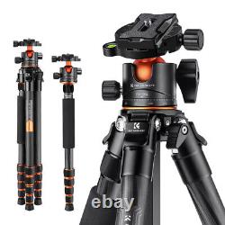 K&F Concept 156cm Carbon Fiber Tripod Camera for DSLR Photography A255C2+BH-36L