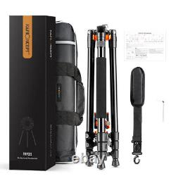 K&F Concept 72'' Overhead DSLR Camera Tripod with Detachable Monopod 22lbs Load