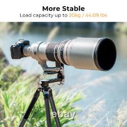 K&F Concept Tripod Gimbal Head 360° for Telephoto Lens Bird-watching Photography