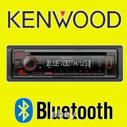 KENWOOD CAR CD USB RADIO STEREO TUNER HEAD UNIT PLAYER ANDROID iPHONE BLUETOOTH