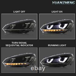 LED Headlights and Taillights For VW Golf 6 MK6 GTI/GTD 08-13 Front Rear Lamps
