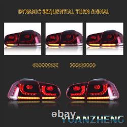 LED Headlights and Taillights For VW Golf 6 MK6 GTI/GTD 08-13 Front Rear Lamps