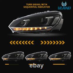 LED Headlights and Taillights For VW Golf 6 MK6 GTI/GTD 08-13 Front Rear Lamps