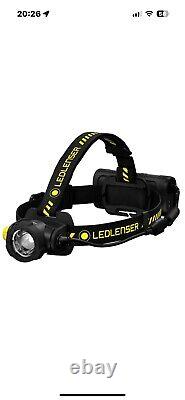 LED Lenser H15R WORK Rechargeable LED Head Torch Black & Yellow