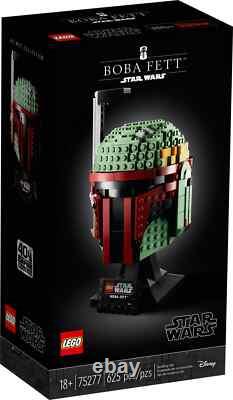 LEGO 75277 Star Wars Boba Fett's Helmet Head Rare Retired a Brand New and Sealed