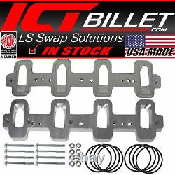 LS Cathedral Port Cylinder Head to Rectangle Port Intake Manifold Adapters