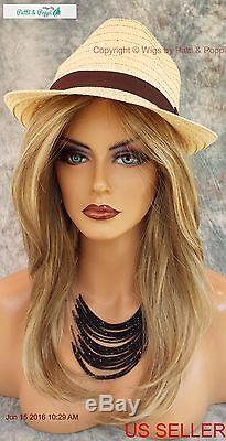 Lace Front Monotop Designer Wig Rooted Blond Blond Bombshell Turn Heads 590