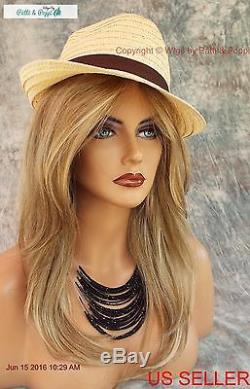 Lace Front Monotop Designer Wig Rooted Blond Blond Bombshell Turn Heads 590