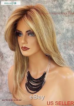 Lace Front Monotop Designer Wig Rooted Blond Blond Bombshell Turn Heads 590