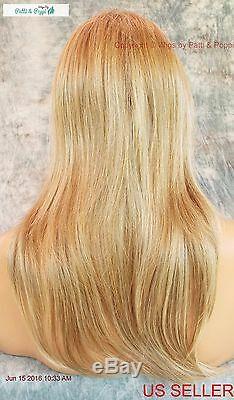 Lace Front Monotop Designer Wig Rooted Blond Blond Bombshell Turn Heads 590