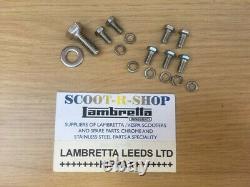 Lambretta Stainless Steel Head Cowling & Flywheel Cowling & Fixing Kits