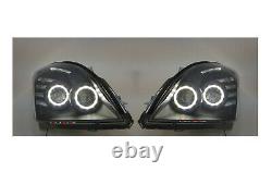 Led Altezza Head Light Lamp (angel Eyes) Suit Toyota Prado 120 2002- 2009 Pair