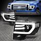 Led Drlfor 09-14 Ford F150 Black/clear Corner Projector Headlight Head Lamps