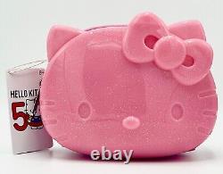 Loungefly Sanrio Hello Kitty 50th Pink Glitter Figural Crossbody Bag Molded Head