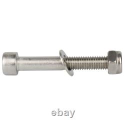 M12 Allen Bolt Socket Cap Screws Nyloc Nuts & Flat Washers A2 Stainless Steel