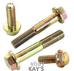 M12 Flanged Hexagon Bolts High Tensile 8.8 Plated Steel Flange Hex Head Screws