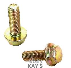 M12 Flanged Hexagon Bolts High Tensile 8.8 Plated Steel Flange Hex Head Screws