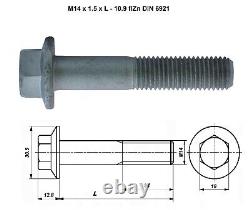 M14 x 1.5 METRIC FINE FLANGE BOLTS AND / OR NUTS HIGH TENSILE GRADE 10.9 GEOMET