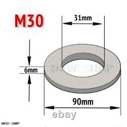 M3 M4 M5 M6 M8 M10 M12 M14 M16 M18 M20 M24 M30 Metric Steel Flat Plain Washers