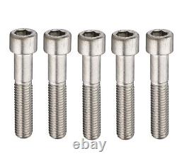 M4 M5 M6 M8 M10 M12 A2 Stainless Steel Cap Head Socket Screw Nuts Bolt Allen Key