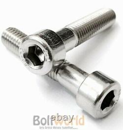 M5 M6 M8 Socket Allen Cap Head Hex Screws Bolts Stainless Steel A2 (304) Din 912