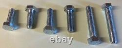 M7(7mm) Fully Threaded Hexagon Head Set Screws/Bolts, Grade 8.8, BZP