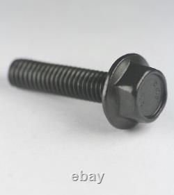 M8 (8mm) BLACK A2 STAINLESS STEEL HEX HEAD FLANGE SCREWS BOLTS