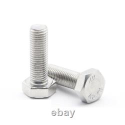 M9 Hexagon Head BoltsHex Head Screws Pitch M9x1 / M9x1.25 304 Stainless Steel