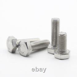 M9 Hexagon Head BoltsHex Head Screws Pitch M9x1 / M9x1.25 304 Stainless Steel