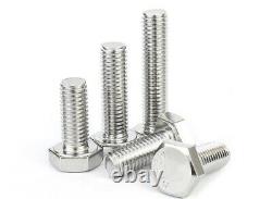 M9 Hexagon Head BoltsHex Head Screws Pitch M9x1 / M9x1.25 304 Stainless Steel