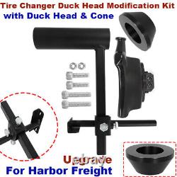 Manual Tire Changer with Cone & Duck Head Upgrade Attachment Duck Head Mount