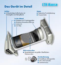 Marley MEnV180 Lüftungsgerät dezentral mit Wärmerückgewinnung/Head recovery